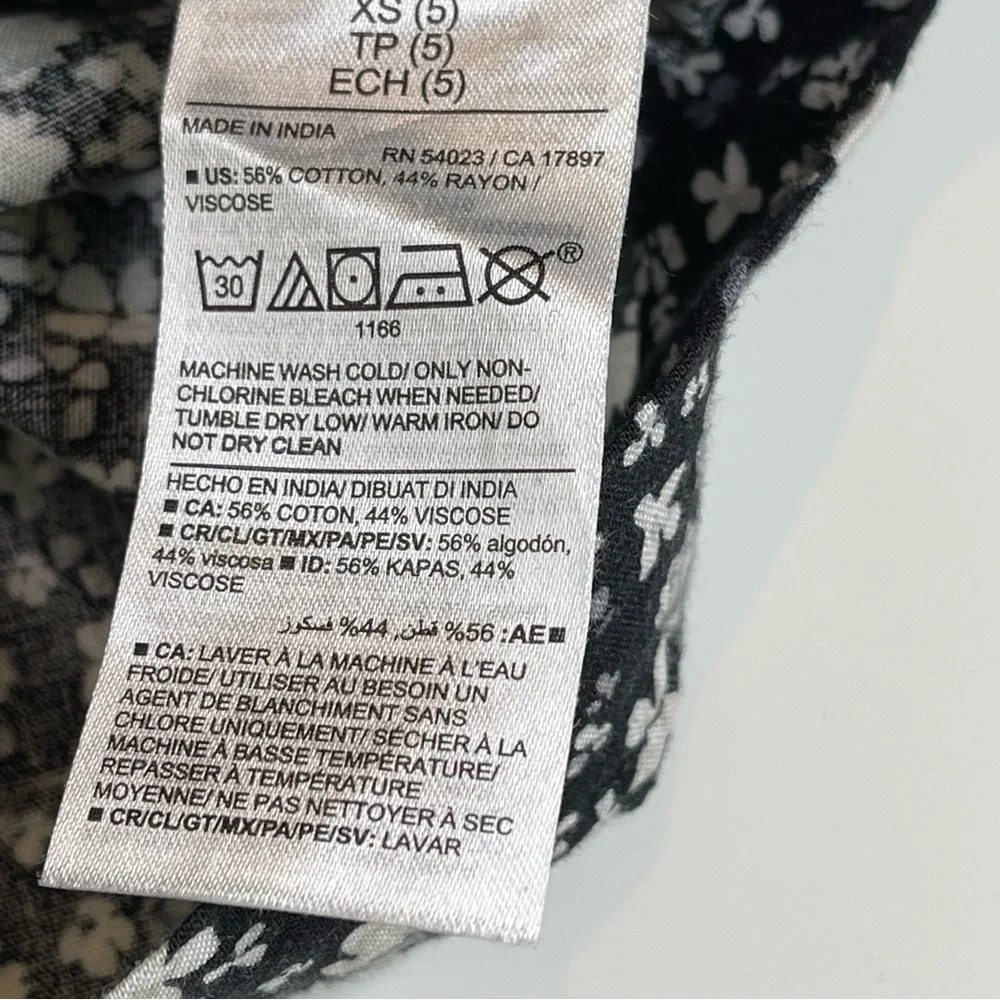 Old Navy Kids' Short-Sleeve Floral-Print Swing Dress size 5